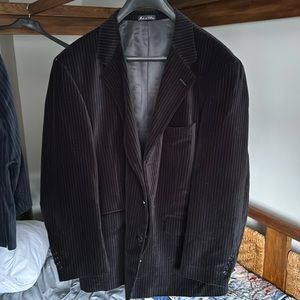 Lazetti Pinstripe blazer - Black